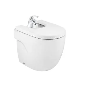 INODORO COMPLETO DAMA COMPACTO BLANCO ASIENTO FIJO - Pavimarsa