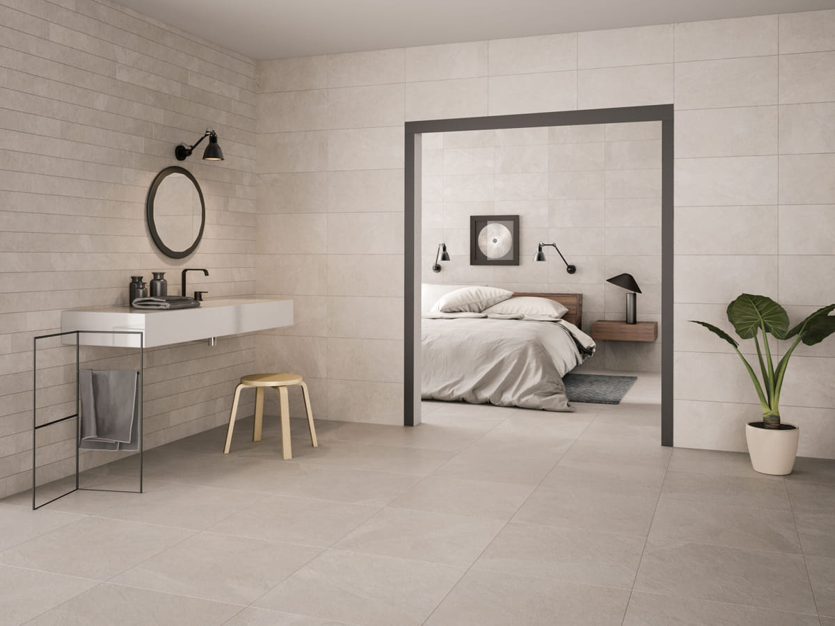 AMBIENTE floor mustang sand natural 60x60 wall mustang sand natural 30x60 10x60 1